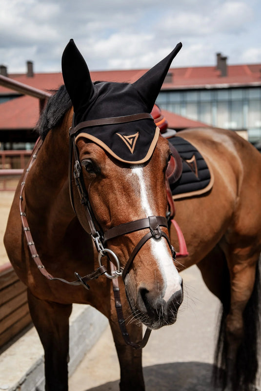 Horse Ear Bonnet with a Contrasting Frame “Precision”