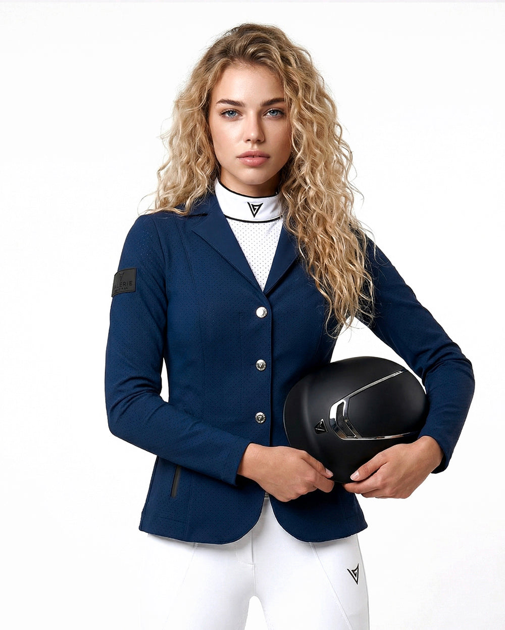 Perforated Riding Jacket “Refinement”
