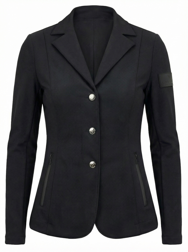 Perforated Competition Show Jacket “Brilliance” — fabric close-up