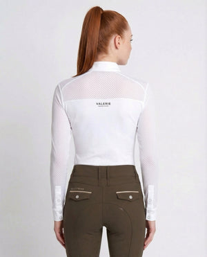 Perforated Competition Show Shirt “Serenity” — side view