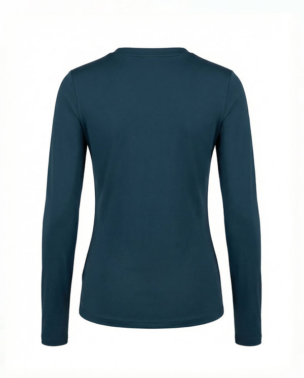 Long-Sleeve T-Shirt with Logo “Power” — styling