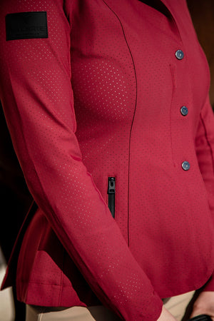 Perforated Competition Show Jacket “Prestige” — styling