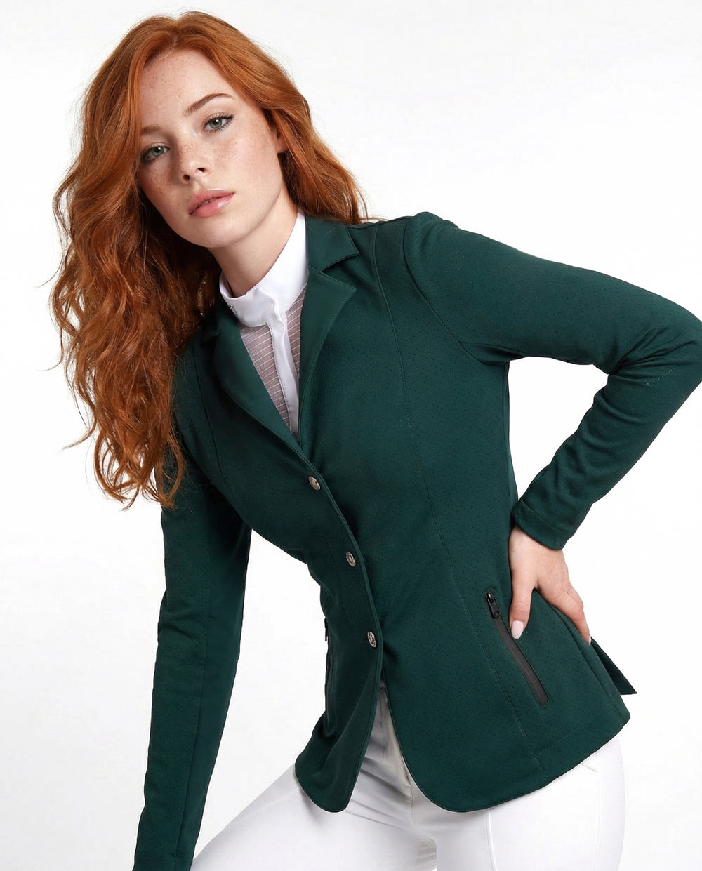 Perforated Riding Jacket “Composure”