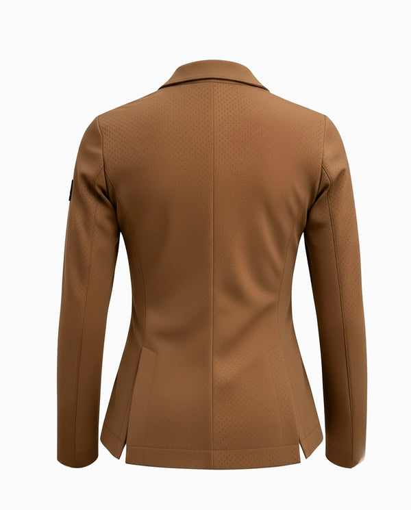 Perforated Competition Show Jacket “Restraint” — fabric close-up