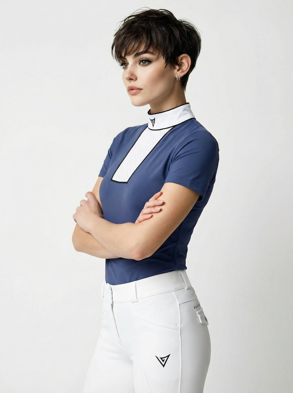 Women's Competition Show Shirt with Short Sleeves “Suppleness”