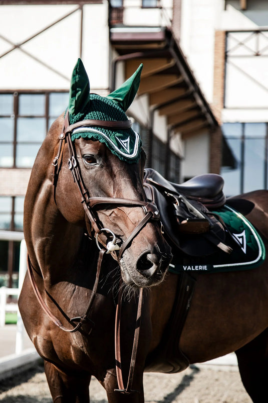 Horse Knitted Ear Bonnet “Focus”