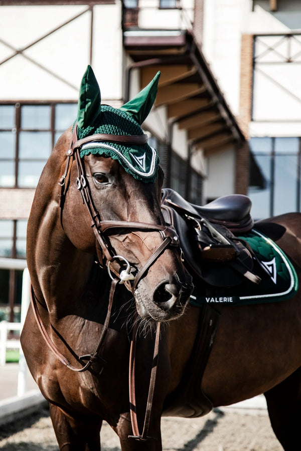 Velvet Saddle Pad with Crystals “Influence”