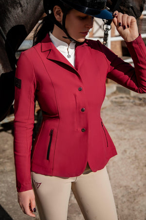 Perforated Competition Show Jacket “Prestige” — fabric close-up