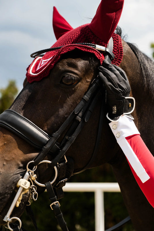 Horse Knitted Ear Bonnet “Grace”