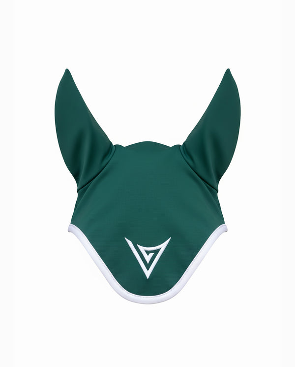 Nylon Ear Bonnet with White Trim “Clarity”