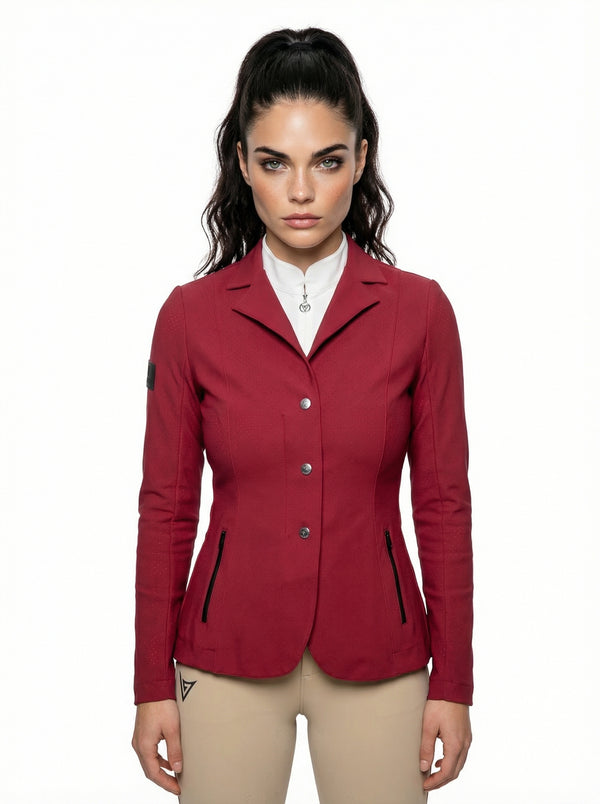 Perforated Competition Show Jacket “Prestige” — detail