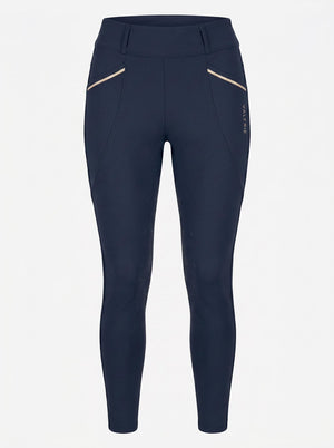 Navy classic riding breggings, front studio — Valerie Equestrian Tempo