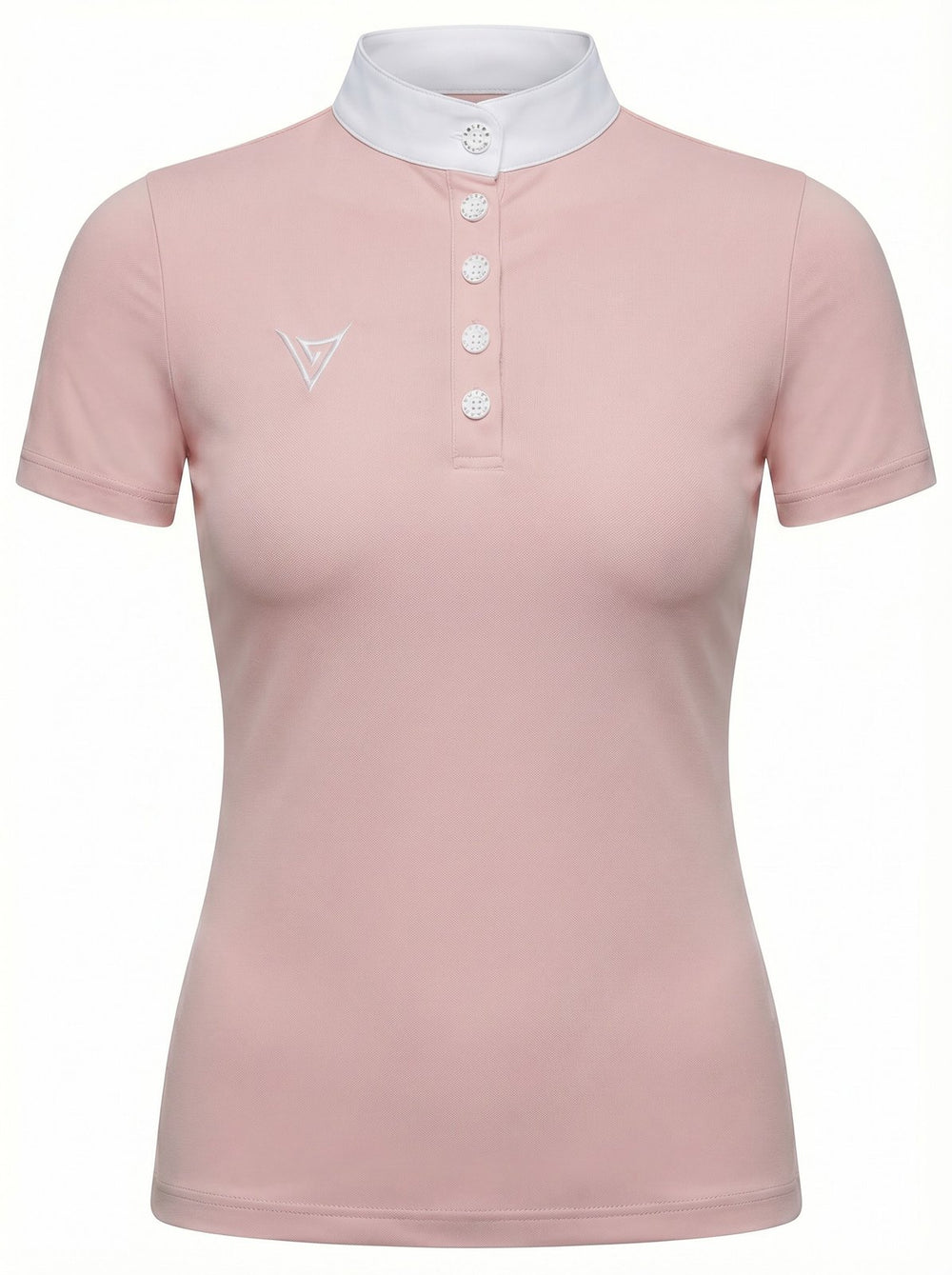Pink competition show shirt, studio — Valerie Equestrian