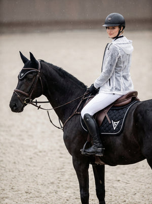 Transparent rain jacket, lifestyle — Valerie Equestrian