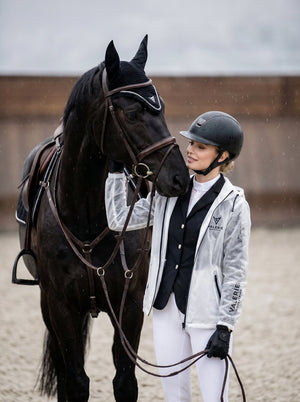 Transparent rain jacket, lifestyle — Valerie Equestrian